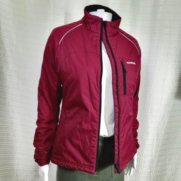 Rossignol Toura Fitted Softshell Athletic Jacket Blackberry Red Women's M - Picture 14 of 15